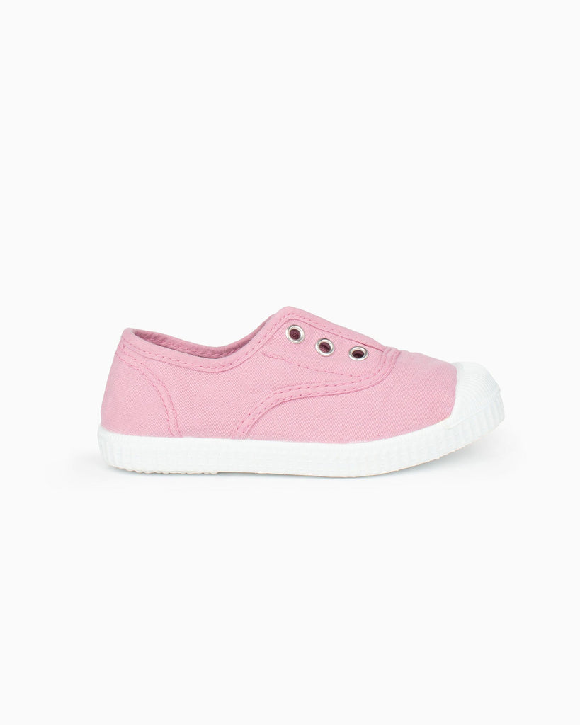 Hampton Canvas Plum Plimsolls in Rose Trotters – Trotters