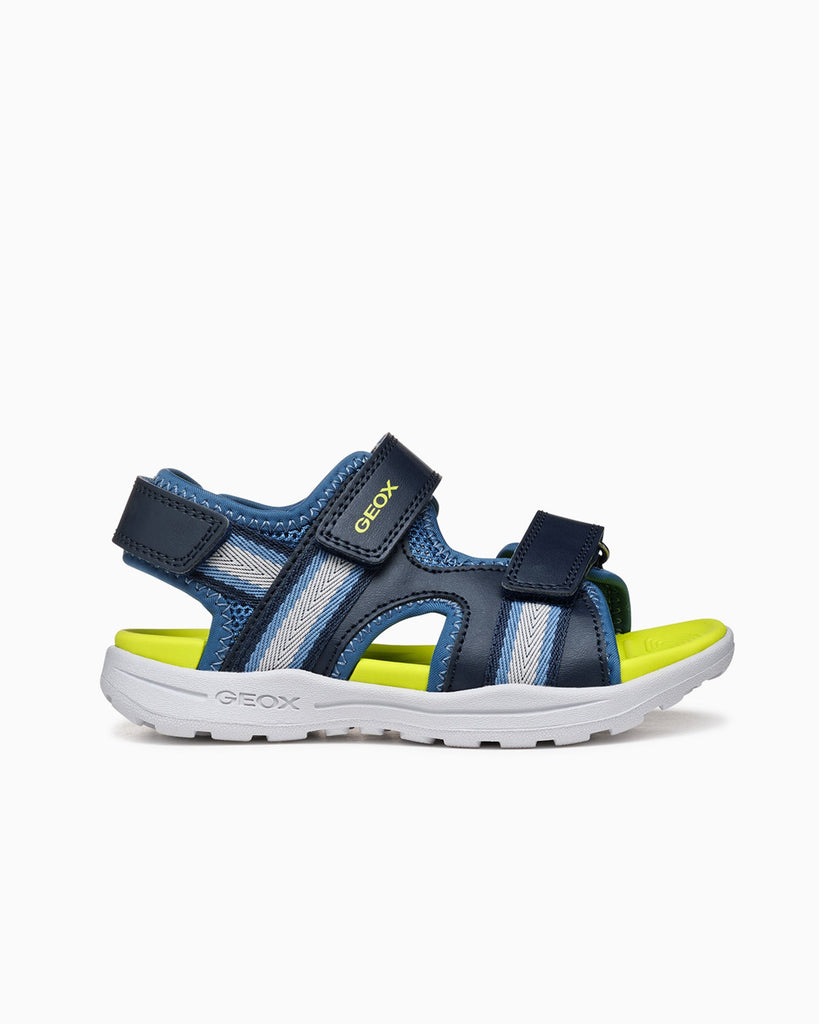 Geox Vaniett Boys Sandals in Navy/Light Blue Trotters London