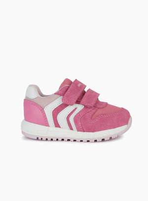 Geox Trainers Geox Alben Baby Trainers in Dark Pink