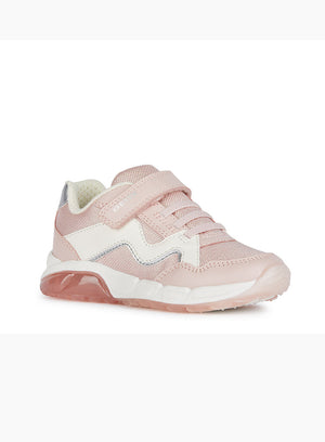 Geox Trainers Geox Spaziale Light-Up Trainers in Light Rose