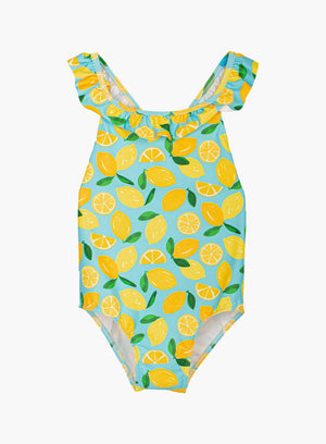 Hampton Swim Swimsuit Frill Swimsuit in Lemon