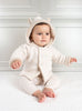Lapinou Coat Baby Teddy Coat in Off White