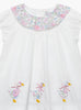 Lapinou Dress Baby My First Duck Dress in Pink Felicite