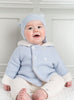 Lapinou Hat Baby Teddy Hat in Blue