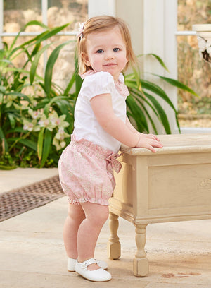 Lily Rose Bloomers Baby Bloomers in Pink Capel