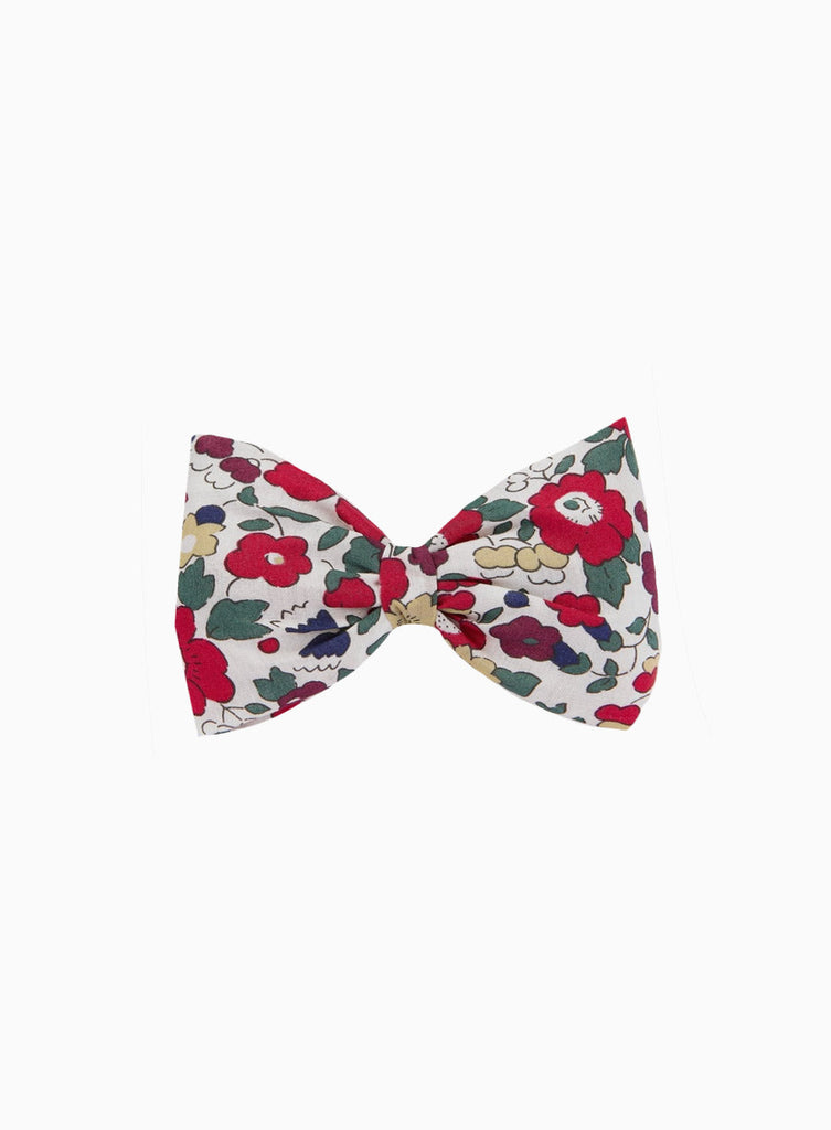 Lily Rose Clip Bow Hair Clip in Red Betsy