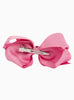 Lily Rose Clip Extra Large Bow Hair Clip in Dusky Pink