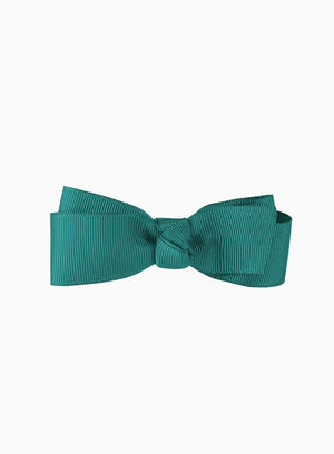 Lily Rose Clip Large Bow Hair Clip in Teal