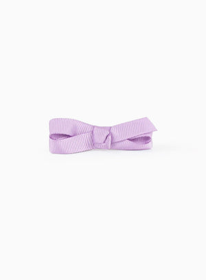 Lily Rose Clip Small Bow Hair Clip in Orchid