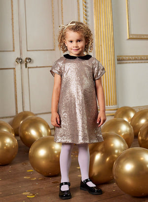 Lily Rose Gold Dress Sienna Sequin Dress