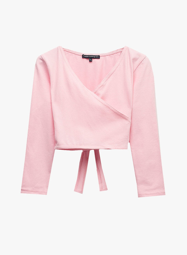 Pink Ballet Wrap Sweater Canada Ballet Cardigan Trotters Childrenswear
