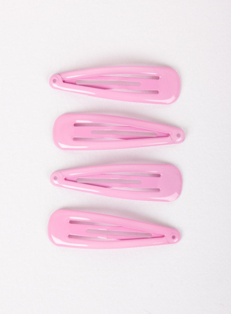 Chelsea Clothing Company Hair Clips Hair Clips in Pink - Trotters Childrenswear