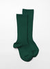 Chelsea Clothing Company Socks Little Ribbed Knee High Socks in Green - Trotters Childrenswear