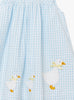 Confiture Dress Little Jemima Pinafore in Pale Blue Gingham