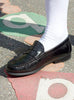 Hampton Classics School Shoes Hampton Classics Penny Loafer in Black - Trotters Childrenswear