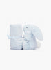 Jellycat Toy Jellycat Bashful Bunny Soother Blanket in Blue