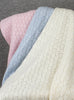 Lapinou Blanket Little Pointelle Blanket in Pale Blue