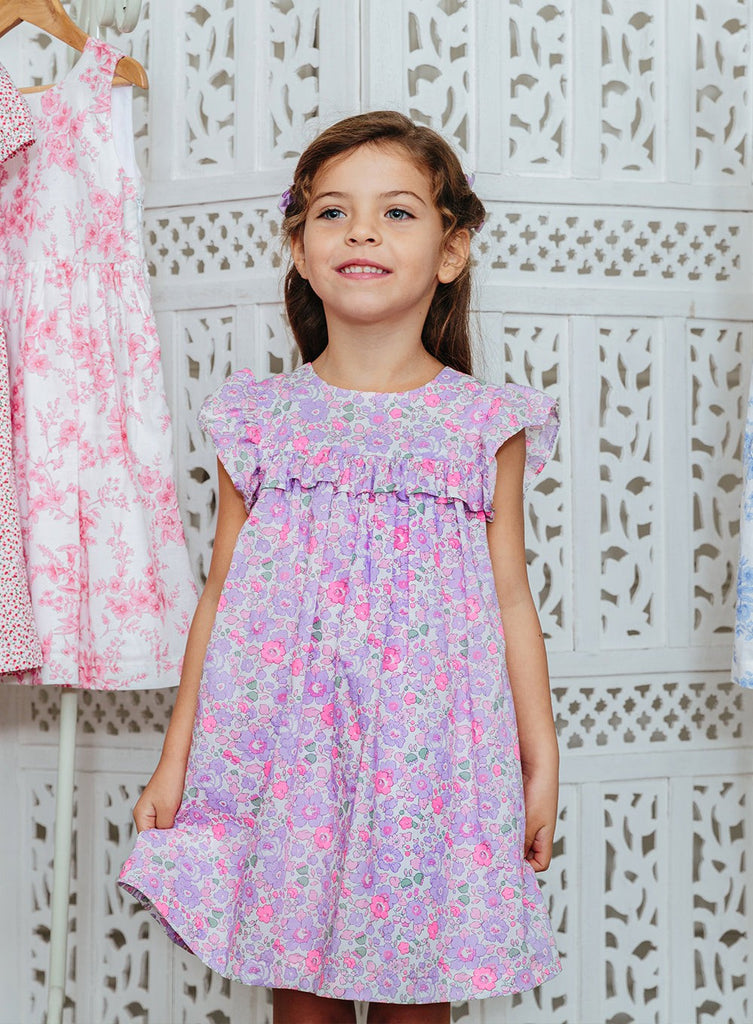 Lily Rose Girls Limited Edition Betsy Ruffle Dress Lilac Betsy ... image.