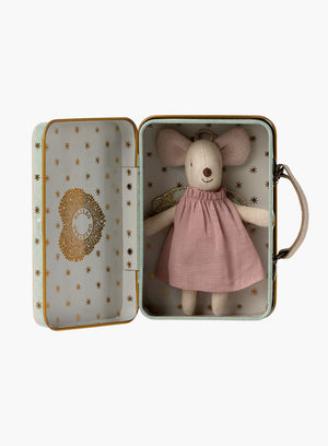 Maileg Toy Maileg Angel Mouse in a Suitcase