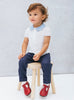 Thomas Brown Jeans Little Jake Jeans in Navy - Trotters Childrenswear
