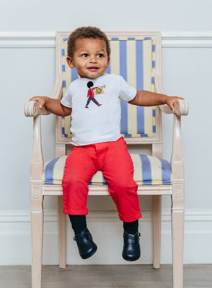 Thomas Brown Trousers Little Orly Trousers in Red
