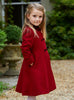 Trotters Heritage Coat Scalloped Coat in Red - Trotters Childrenswear