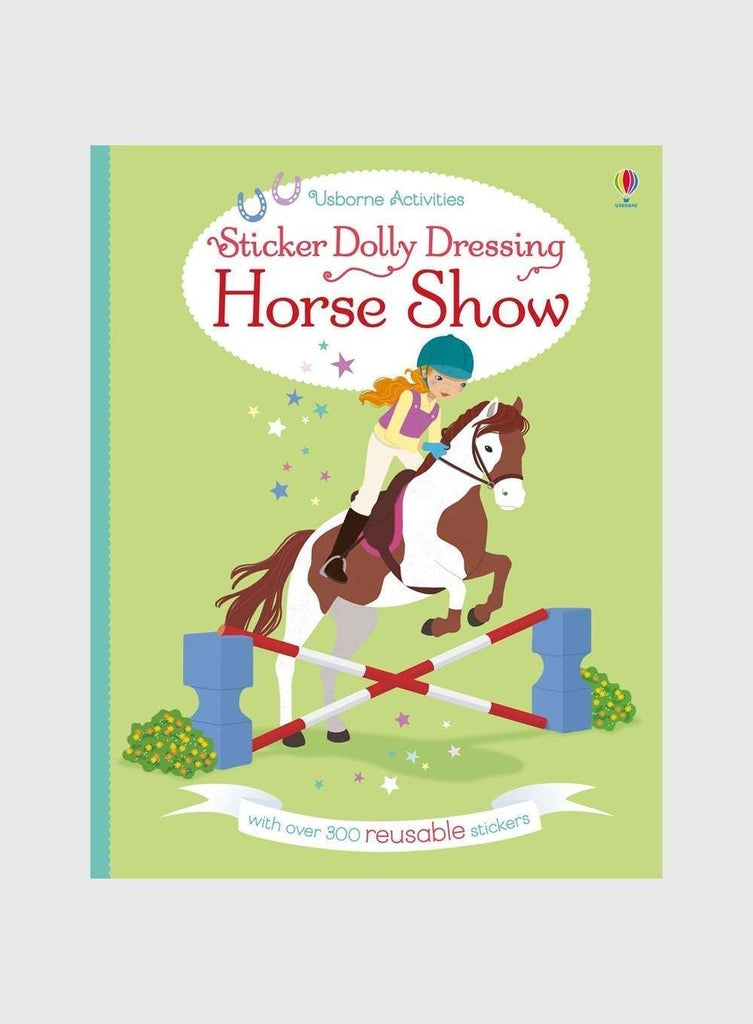 Usborne Book Usborne's Dolly Dressing Horse Show Sticker Book