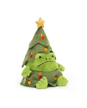 Jellycat Toy Jellycat Christmas Tree Ricky Rain Frog