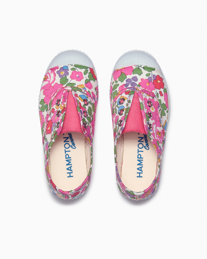 Hampton Canvas Canvas Shoes Hampton Canvas Plum Plimsolls in Pink Betsy