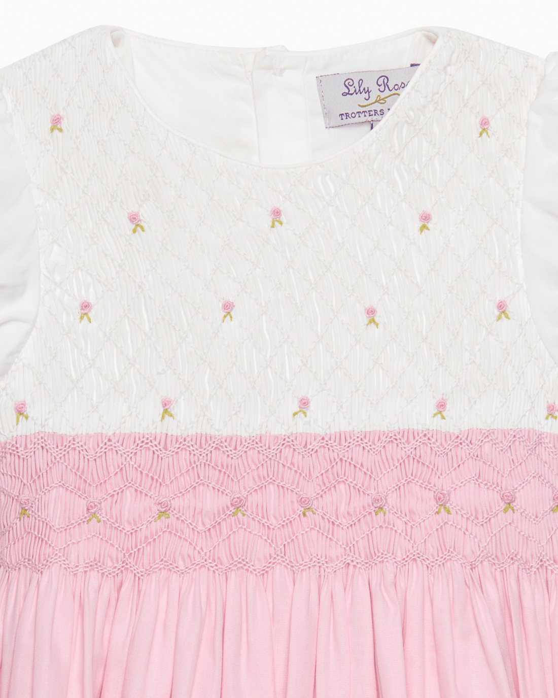 Lily Rose Dress Rose Hand Smocked Dress in Pink