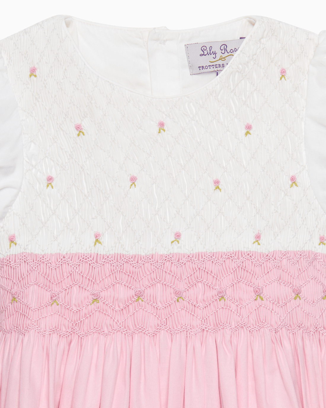 Lily Rose Dress Rose Hand Smocked Dress in Pink