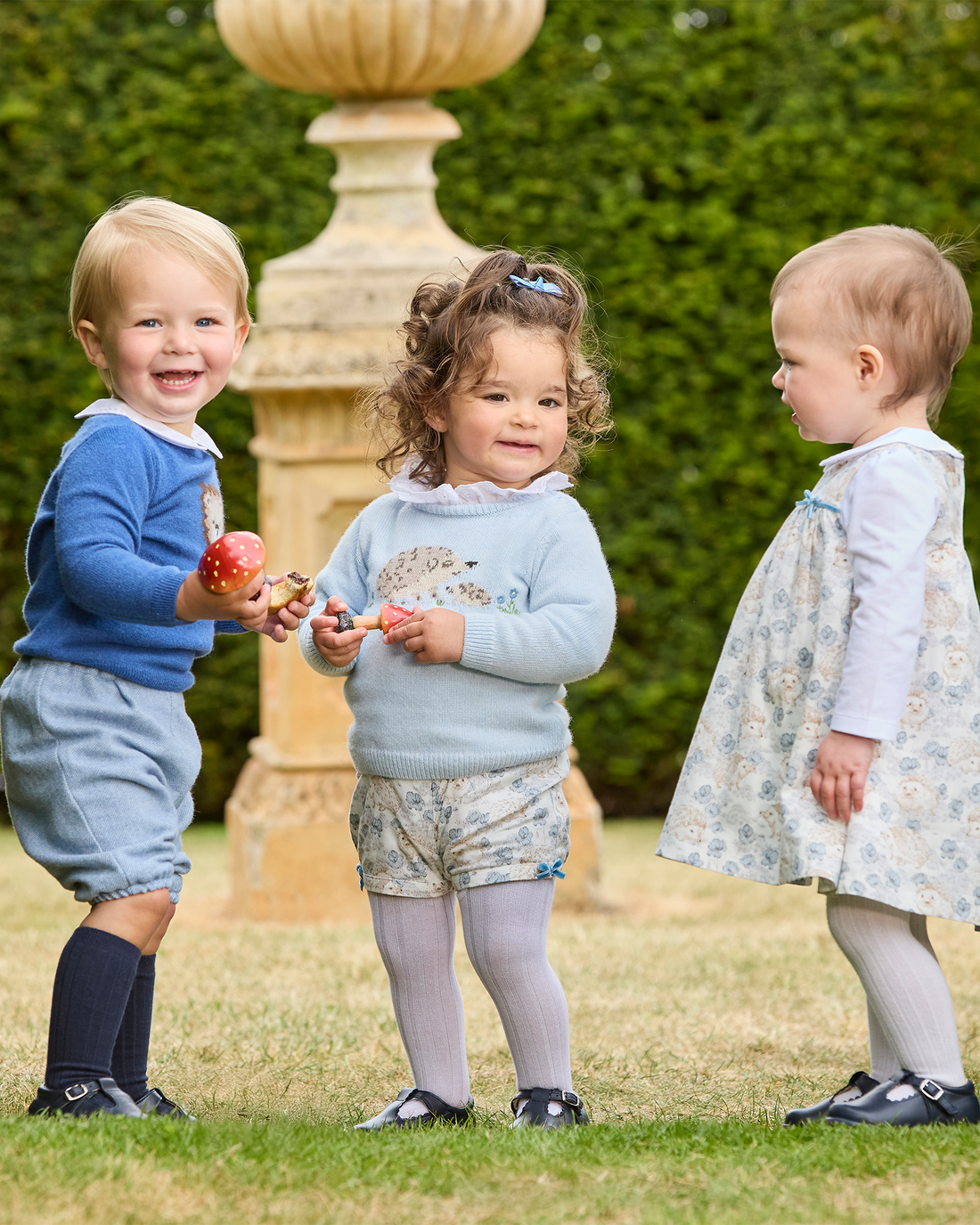 Confiture Bloomers Baby Bloomers & Braces in Hollie Hedgehog