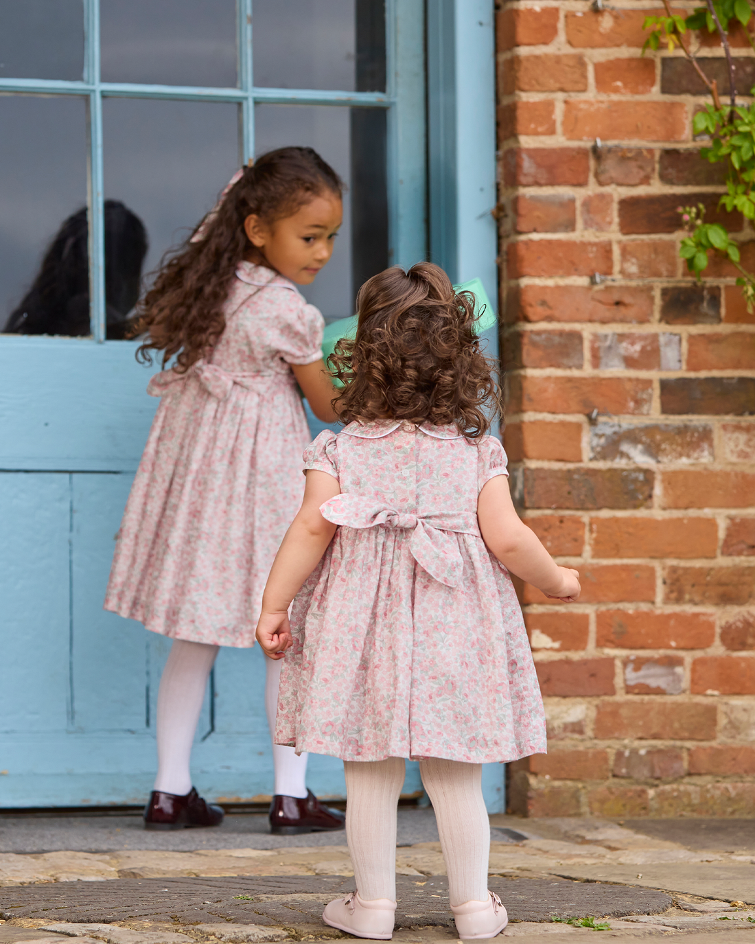 Confiture Dress Baby Arabella Floral Smocked Dress in Pink