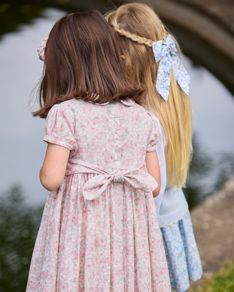 Confiture Dress Arabella Floral Smocked Dress in Pink
