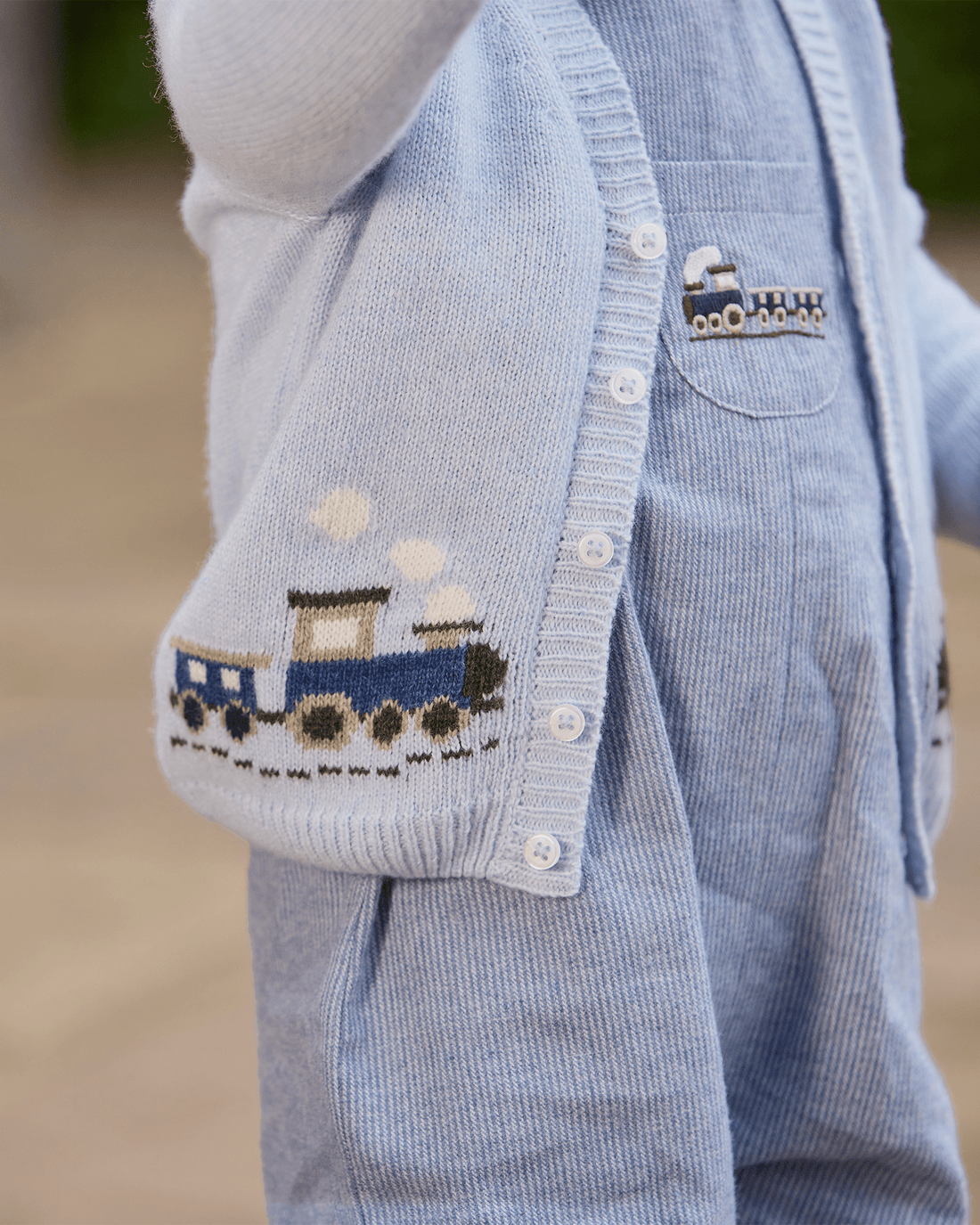 Chelsea Clothing Company Cardigan Baby Tarquin Train Cardigan