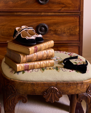 Hampton Classics Party Shoes Hampton Classics Lana Party Shoes in Black/Gold