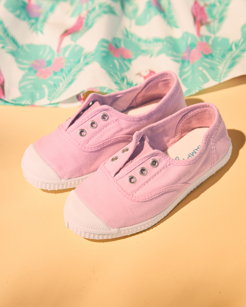 Hampton Canvas Canvas Shoes Hampton Canvas Plum Plimsolls in Rose