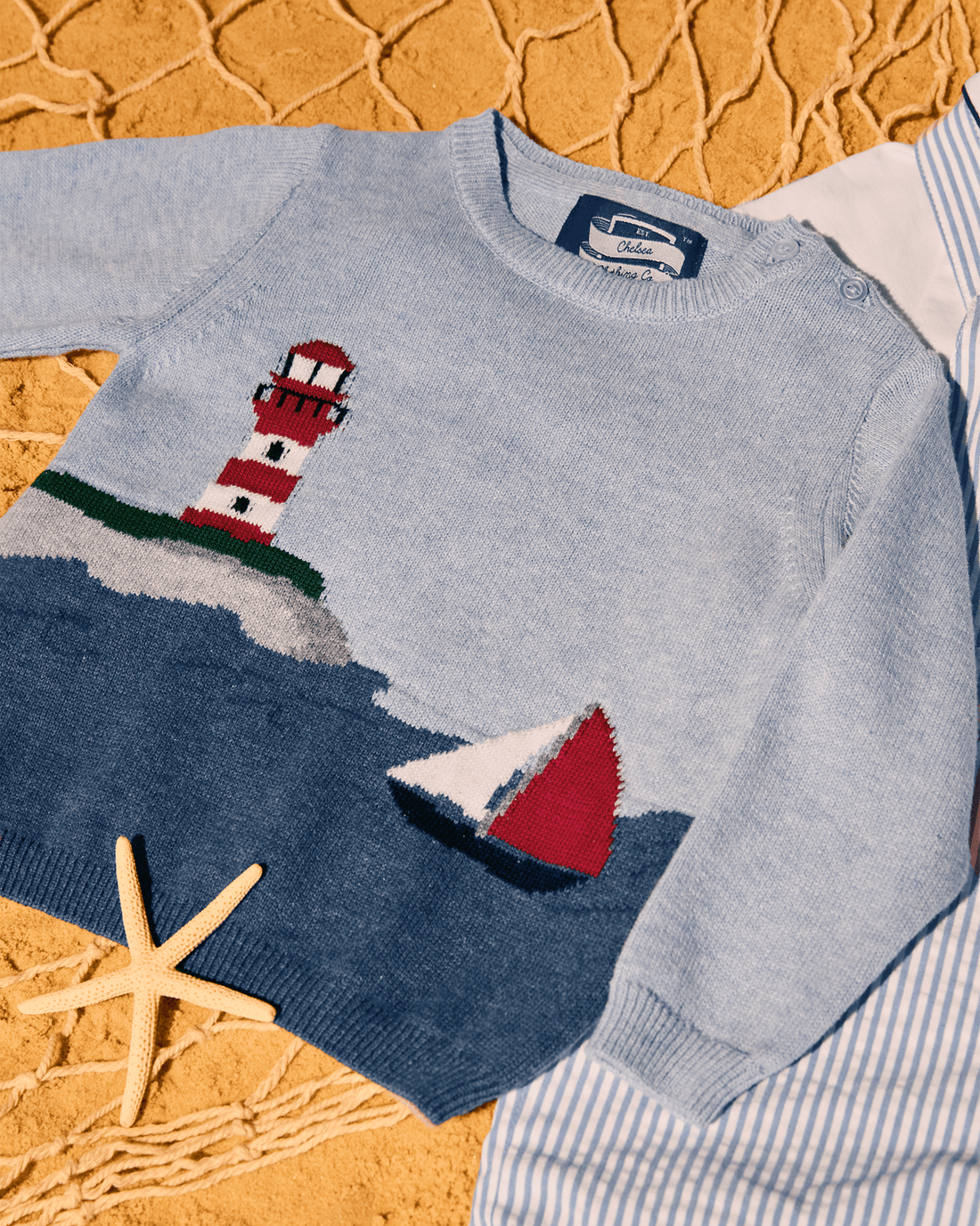 Chelsea Clothing Co Jumper Baby Lighthouse Jumper