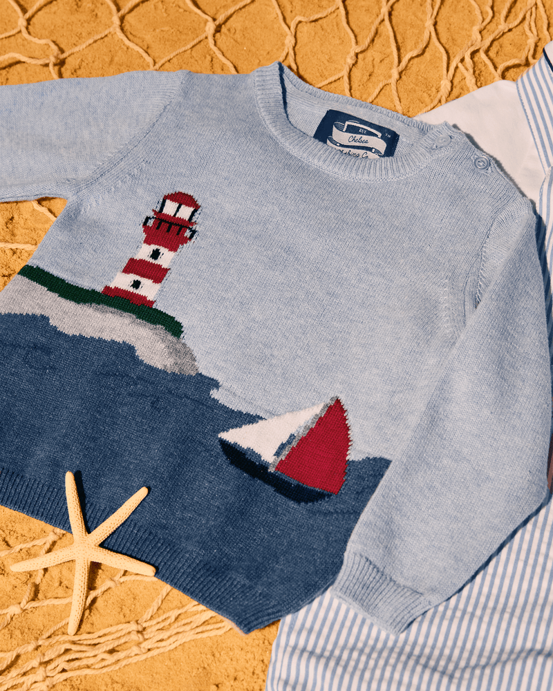 Chelsea Clothing Co Jumper Baby Lighthouse Jumper