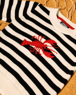 Chelsea Clothing Co Jumper Baby Lobster Striped Jumper