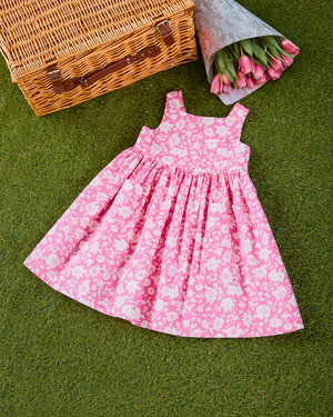 Confiture Dress Adelina Summer Dress in Fuchsia Pink Floral