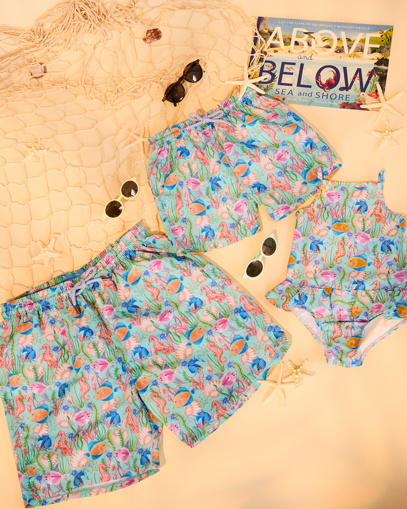 Hamptons Swim Swimshorts Boys Swimshorts in Tropical