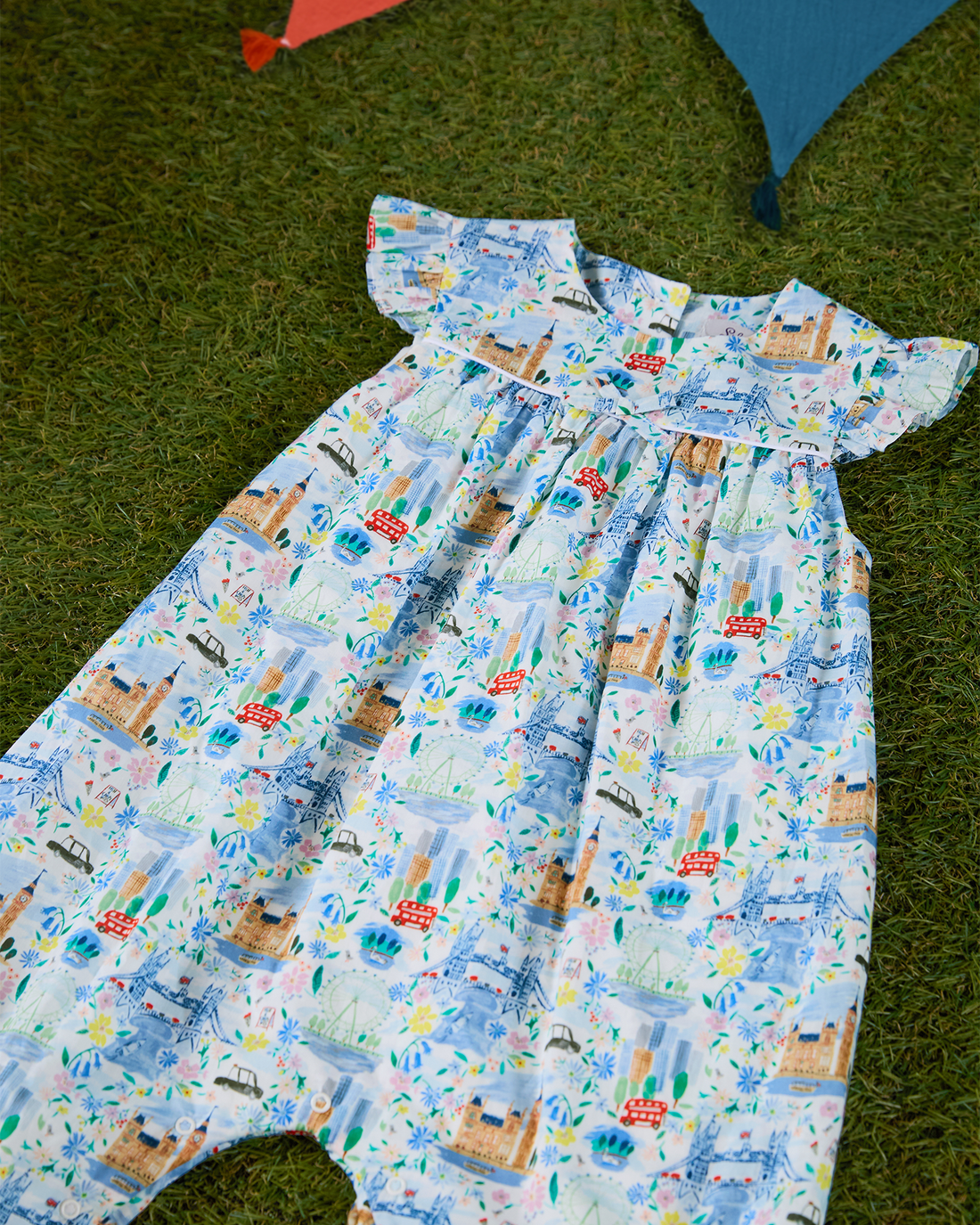 Lily Rose Romper Baby London Scenes Romper