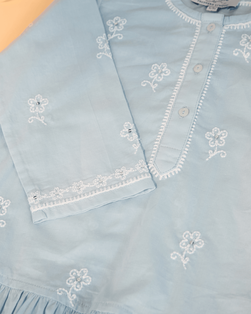 Lily Rose Kaftan Embroidered Flower Kaftan