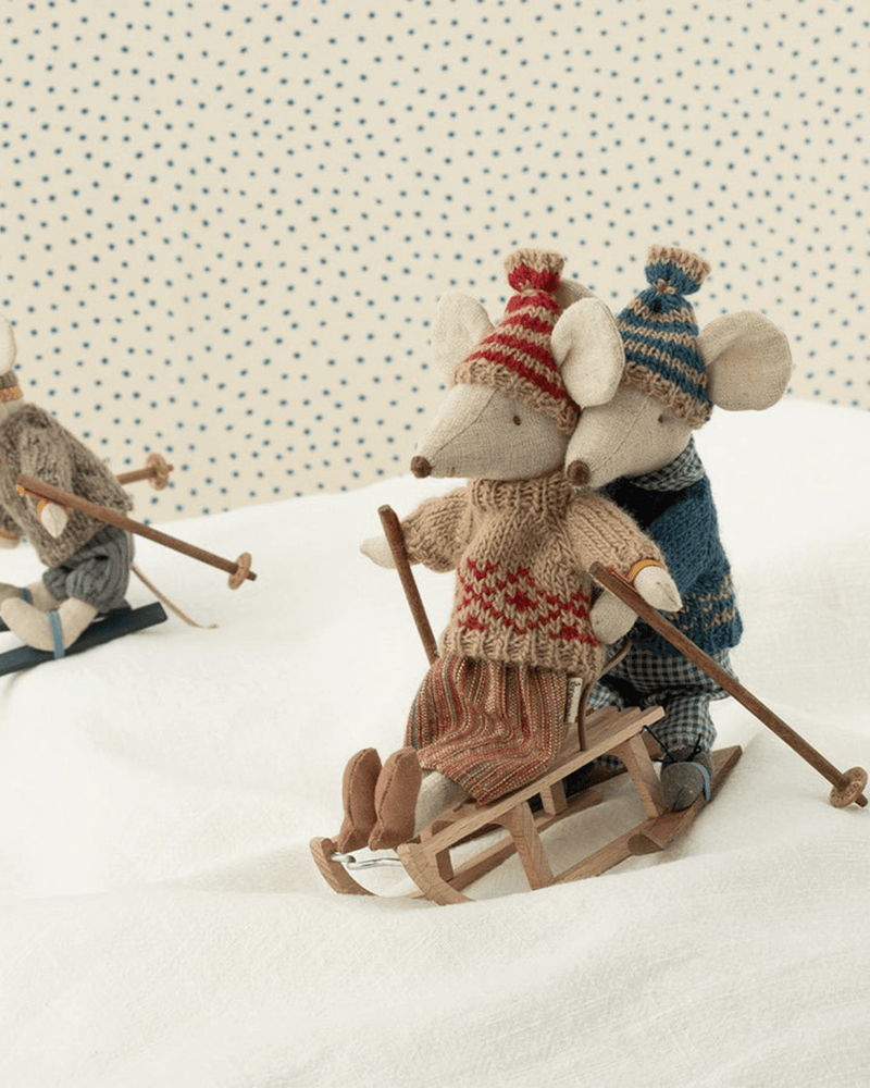 Maileg Toy Maileg Mouse Sled