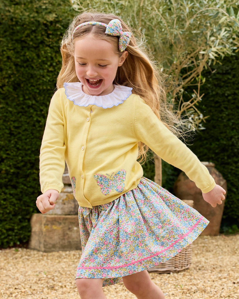 Trotters Childrenswear Emma & Georgina Butterfly Cardigan