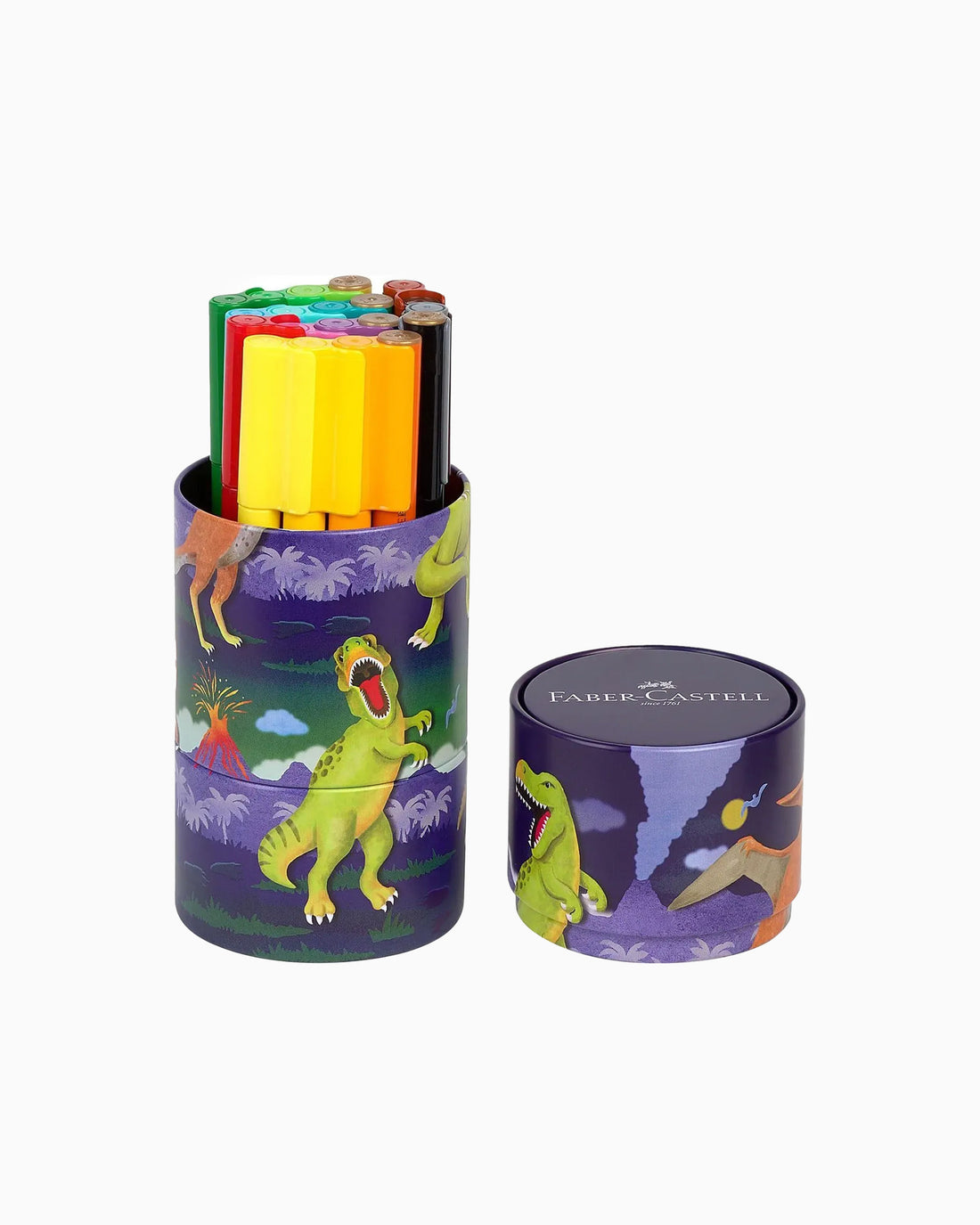 Faber Castell Toy Dinosaur Pens Box
