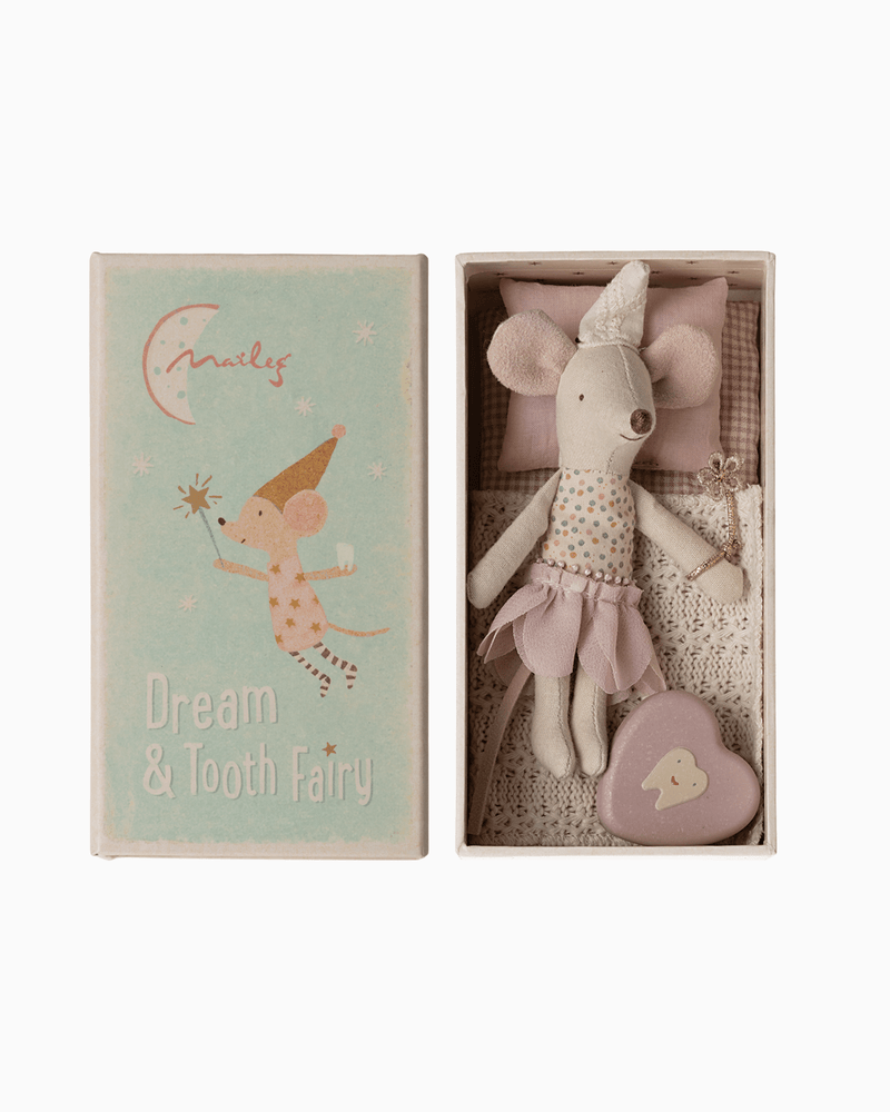Maileg Toy Maileg Tooth Fairy Mouse In A Matchbox