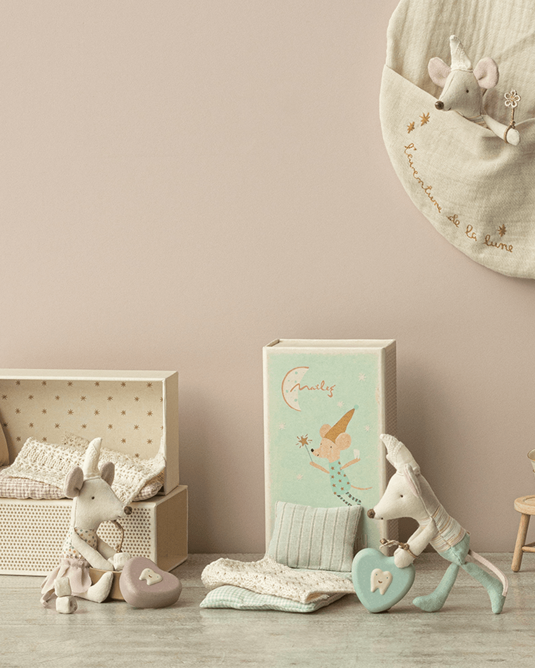 Maileg Toy Maileg Tooth Fairy Mouse In A Matchbox
