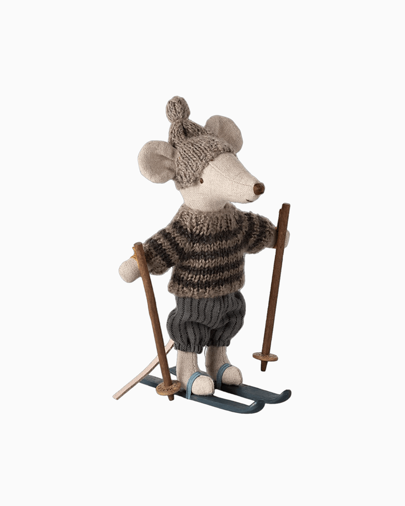Maileg Toy Maileg Big Brother Winter Ski Mouse